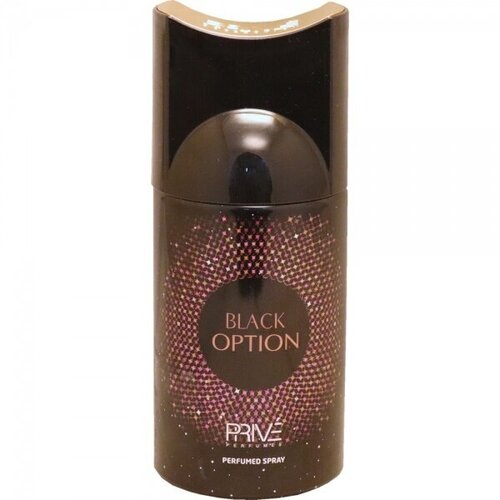 Prive black option дезодорант спрей, женский, 250 мл. (реплика ysl black opium)