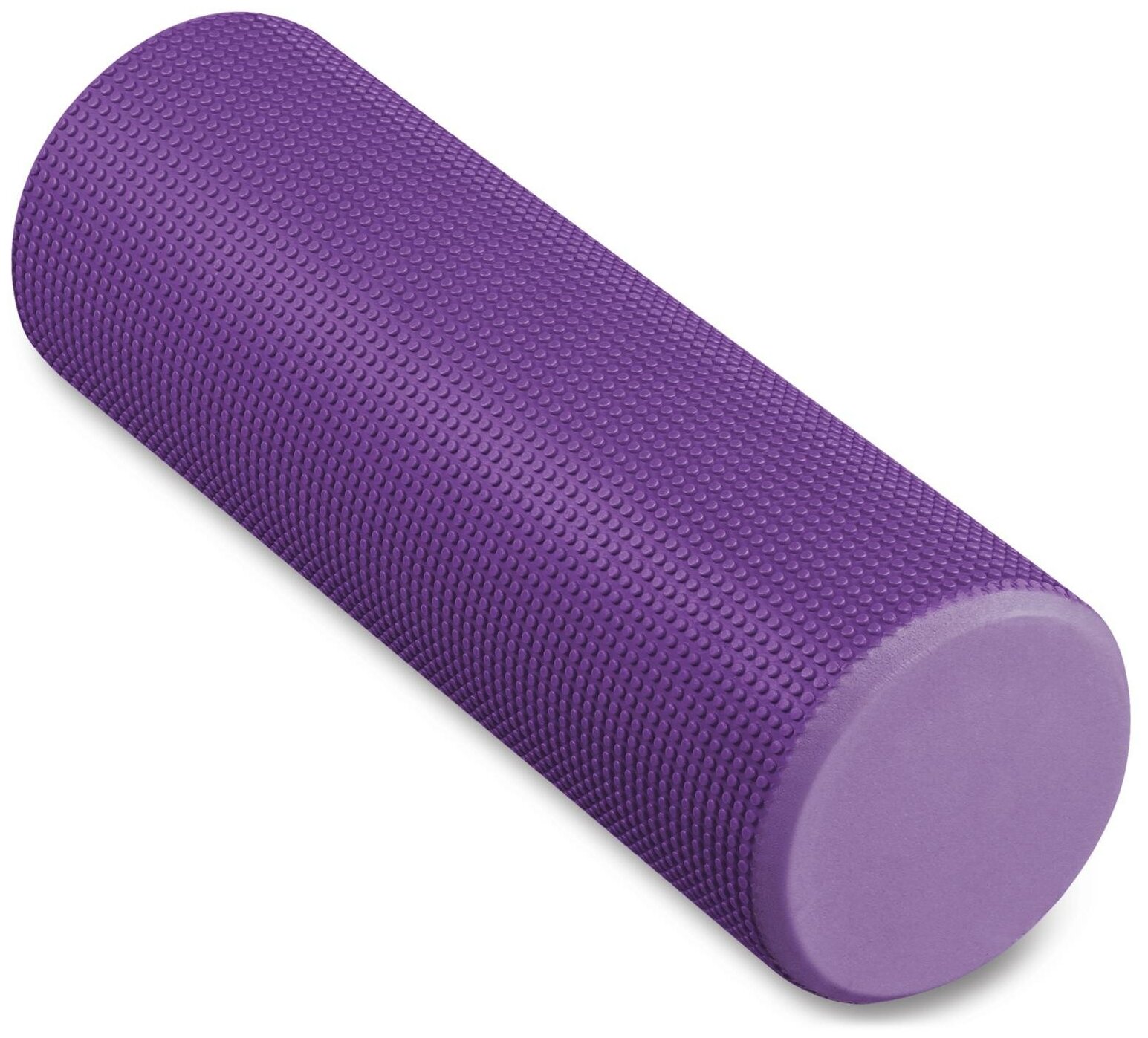 Ролик массажный для йоги INDIGO Foam roll IN021 Фиолетовый 45*15 см