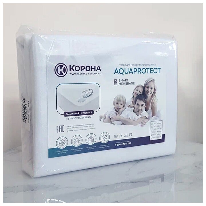 Чехол защитный «Aquaprotect» 160*200 - фотография № 2
