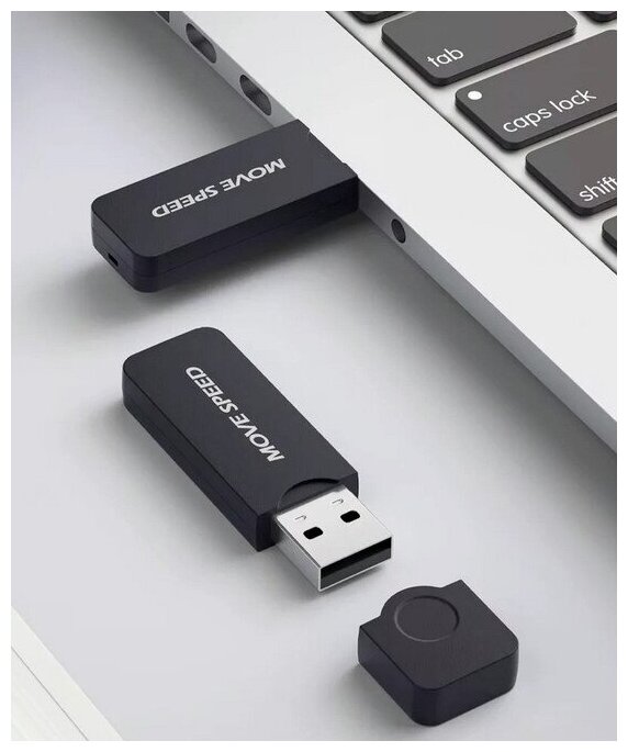 Накопитель USB 2.0 64GB Move Speed KHWS1 черный - фото №6