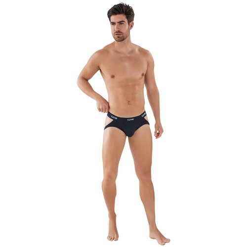 Мужские трусы джоки черные Clever OPORTO JOCKSTRAP 087811 L (48)