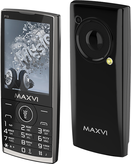 Мобильный телефон Maxvi P19 Чёрный