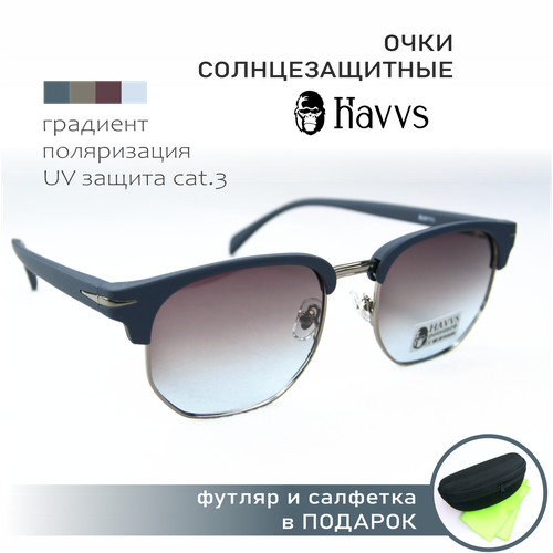 Солнцезащитные очки HAVVS, серый, коричневый