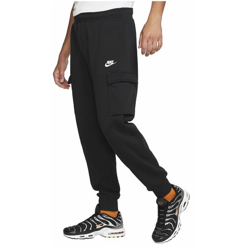 Брюки спортивные джоггеры NIKE, размер M, черный брюки карго club pant nike sportswear цвет khaki