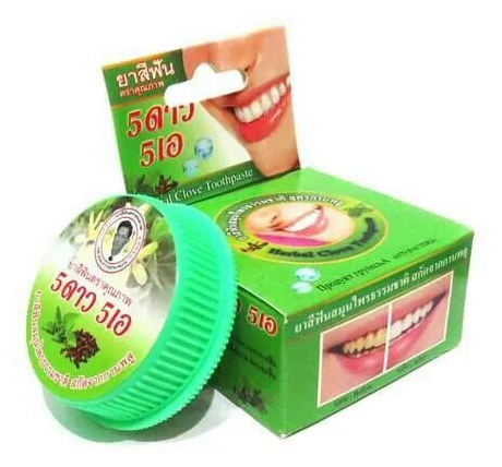 Зубная паста 5 Stars Cosmetic с гвоздикой зеленой, 25 г