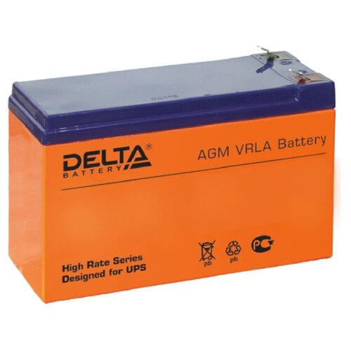 фото Батарея delta hr 12-9 12v 9ah battary replacement apc rbc17, rbc24, rbc110, rbc115, rbc116, rbc124, rbc133 ) delta battery