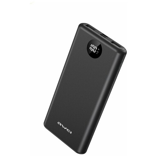 Аккумулятор AWEI P117K 22,5W, Power Delivery 20W, 10000 mAh, Черный