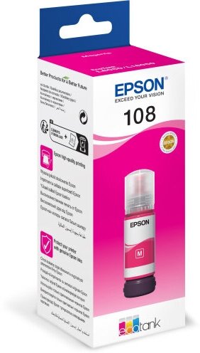 Контейнер Epson C13T09C34A 108 EcoTank Ink пурпурный 70ml (L8050/L18050)