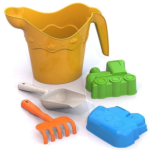 фото Набор нордпласт №139 желтый/зеленый/синий/оранжевый/серый