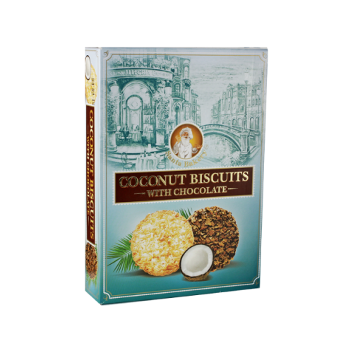 Печенье SANTA BAKERY Coconut Biscuits with chocolate 135 г