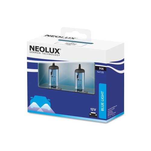 фото Лампа автомобильная галогенная neolux blue light nl-472b2 60/55w 2 шт.