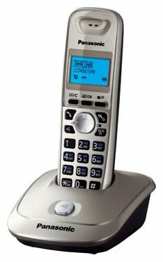 Телефон Panasonic KX-TG2511RUN, DECT (платиновый)