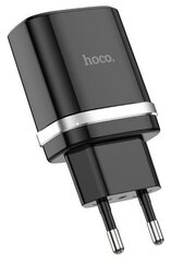 Сетевое зарядное устройство Hoco C12Q Smart, черный