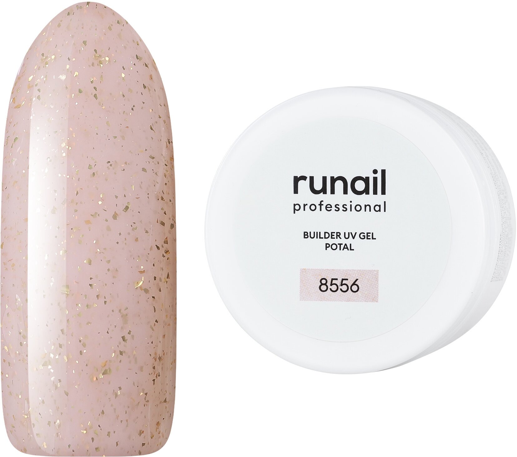  - Runail    BUILDER UV GEL YUKI 8556, 15 