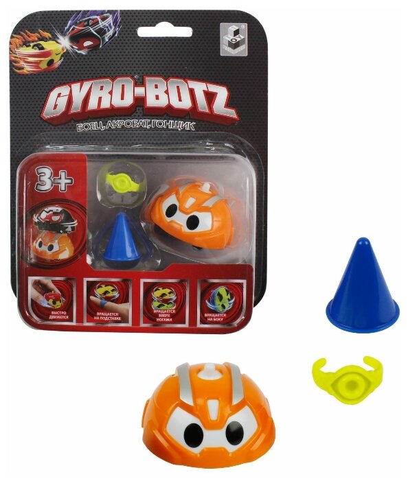 Инерционная игрушка GYRO Botz Волчок 1 шт 2 аксессуара (Т13538)