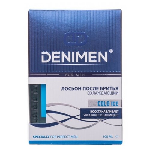 Лосьон после бритья Denimen Cold Ice охлаждающий Denimen, 120 г, 100 мл