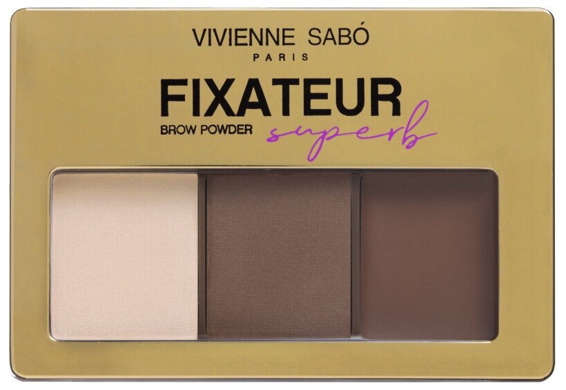 Vivienne Sabo Набор для бровей/Eyebrow set/Kit sourcils "Fixateur Superb" 02