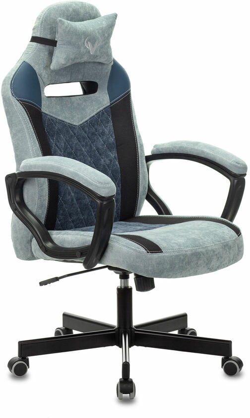 Кресло игровое Бюрократ VIKING 6 KNIGHT BL FABRIC blue