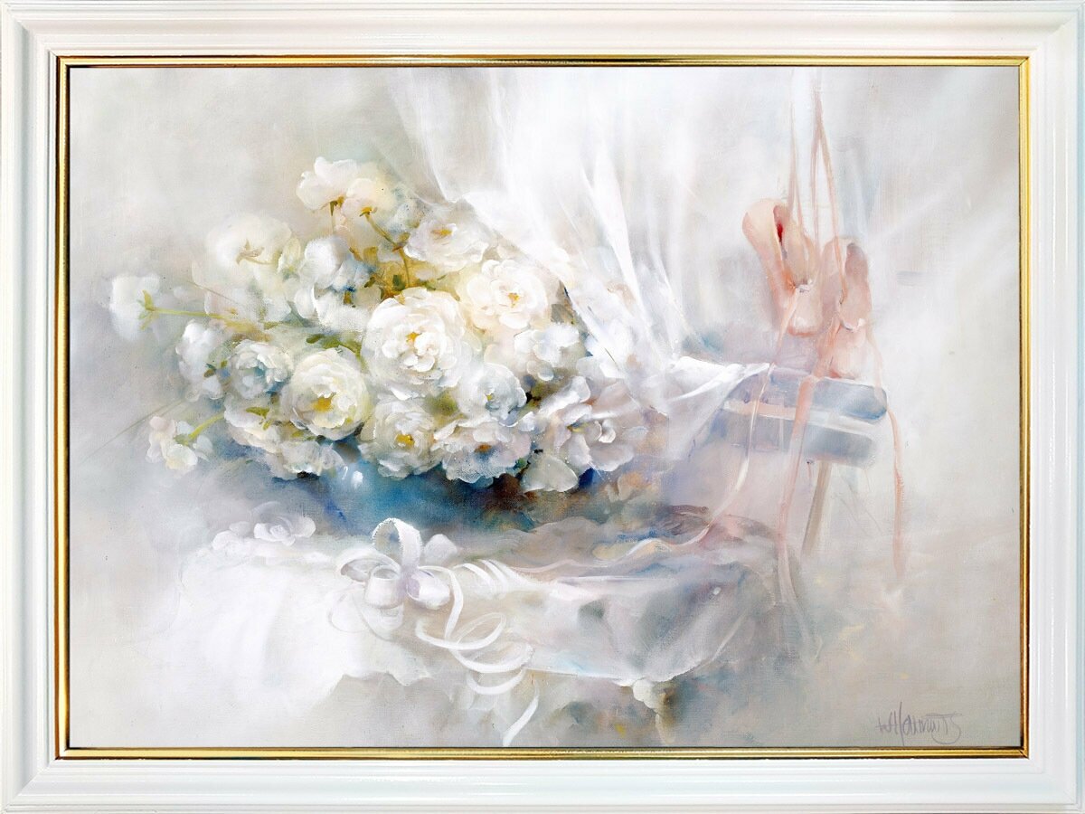 Картина "Подарок балерине" 30х40 см, художник - Willem Haenraets. Арт. ХВ51-30х40