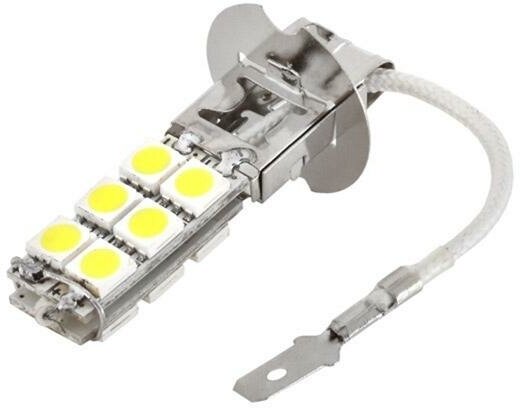 Лампа светодиодная H3 12V 12 SMD диодов 1-контактная белая SKYWAY (SH3-12SMD-5050 W)