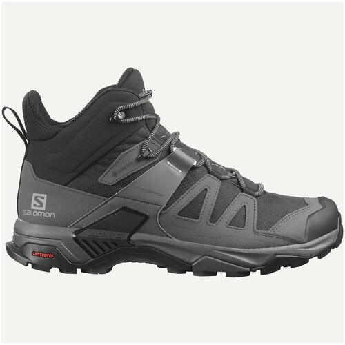 Ботинки хайкеры Salomon X ULTRA 4 MID WIDE GTX, размер RU 43.5 UK 10 US 10.5, черный