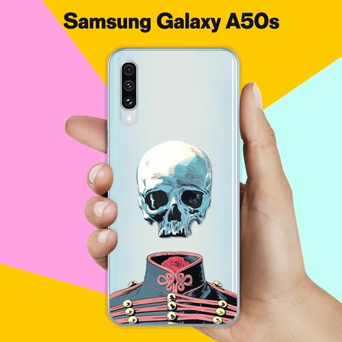 Силиконовый чехол Череп на Samsung Galaxy A50s пластиковый чехол череп 25 на samsung galaxy alpha самсунг галакси альфа