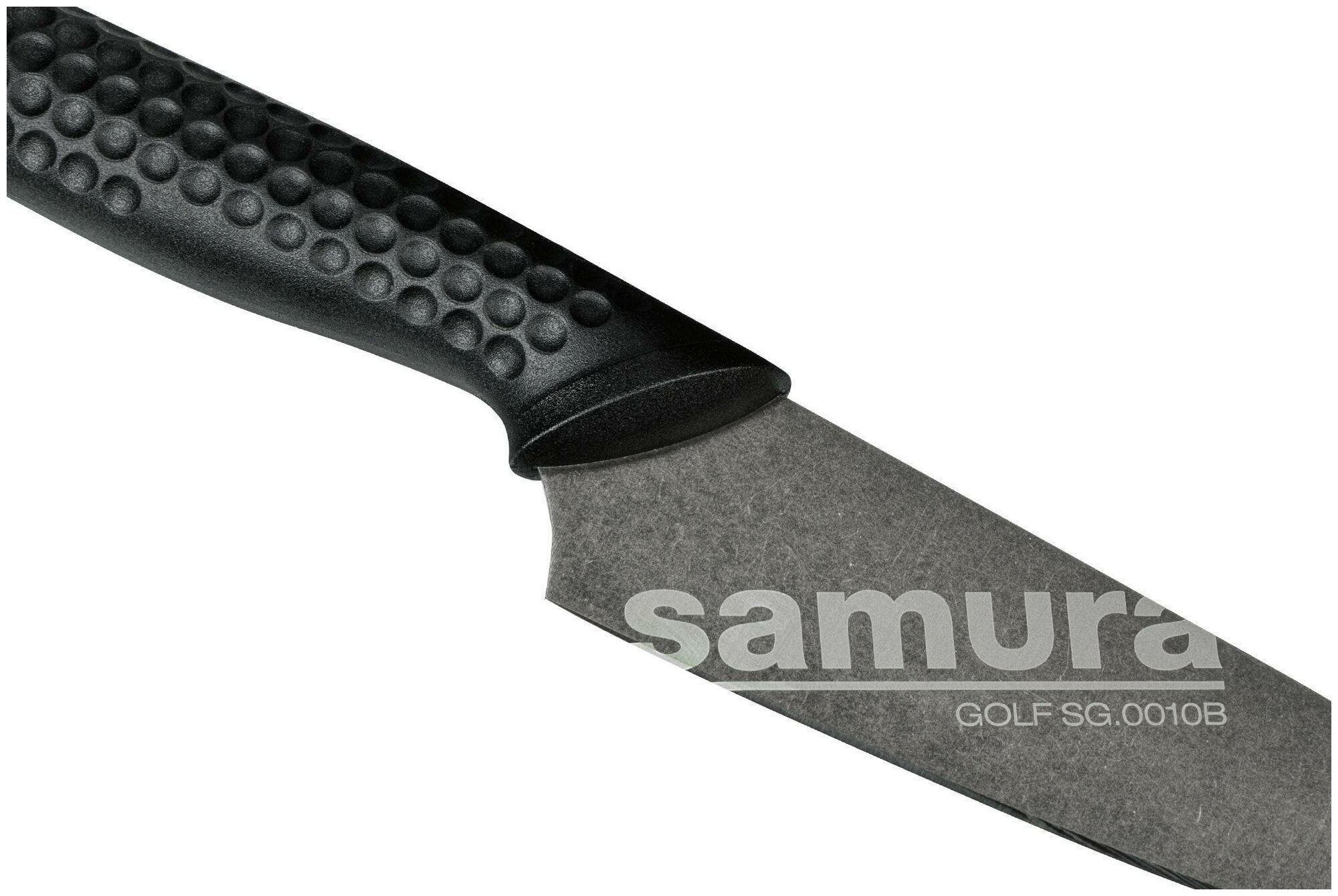 Нож кухонный для чистки овощей и фруктов Samura GOLF Stonewash SG-0010B/K, 98 мм