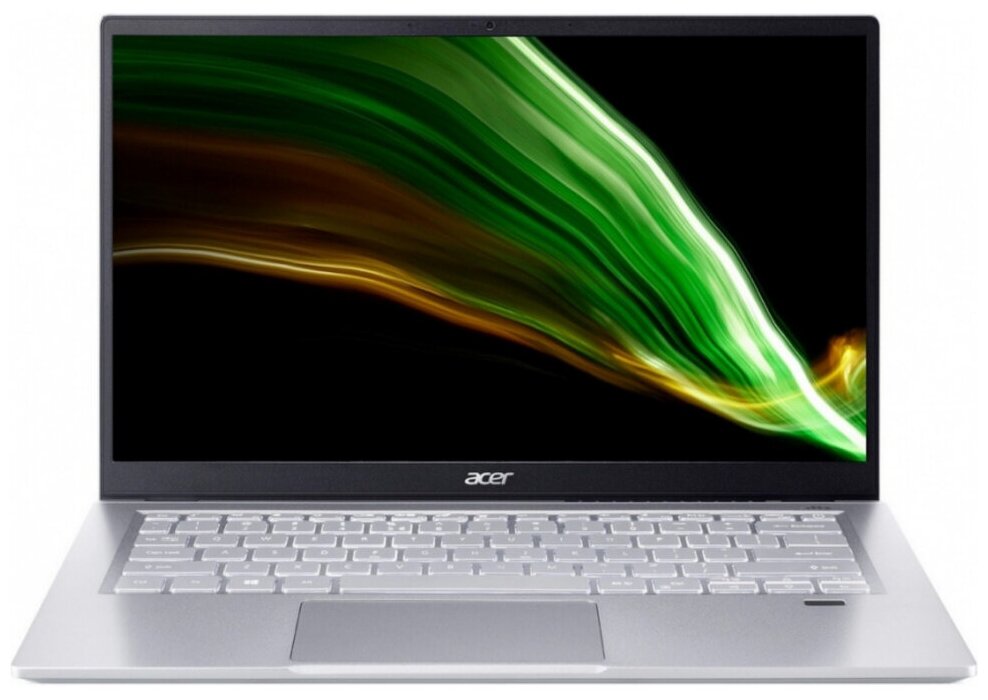 Ноутбук 14" IPS FHD ACER Swift 3 SF314-43-R16V silver (Ryzen 5 5500U/8Gb/512Gb SSD/VGA int/noOS) (NX. AB1ER.018)