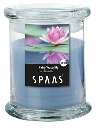 Свеча Spaas Fairy Waterlily в стакане