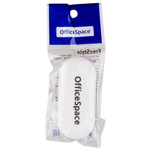 Ластик OfficeSpace FreeStyle (овальный, термопластичная резина, 60x28x12мм) 24шт. (OBGP_10103)
