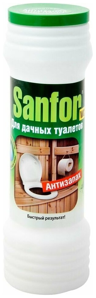 Средство дезодорирующее для дачных туалетов "Sanfor" Антизапах 400 г