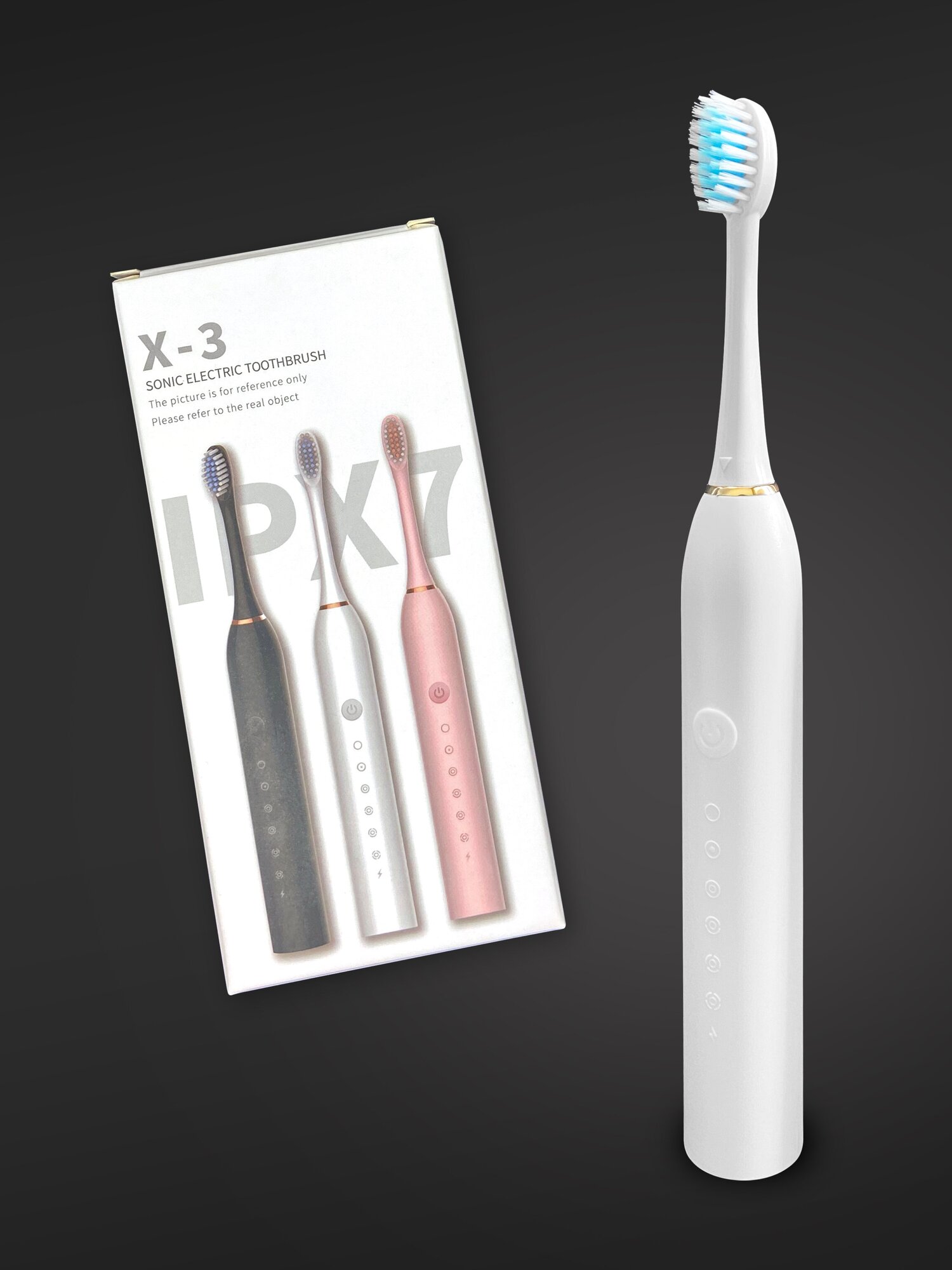 Электрическая зубная щетка Electric Toothbrush белая - фотография № 1