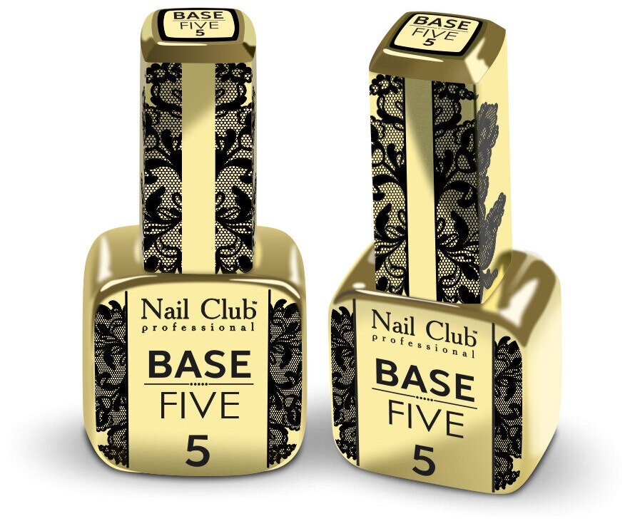 Nail Club professional Базовое покрытие для ногтей BASE FIVE 5, 18 мл/1 шт.