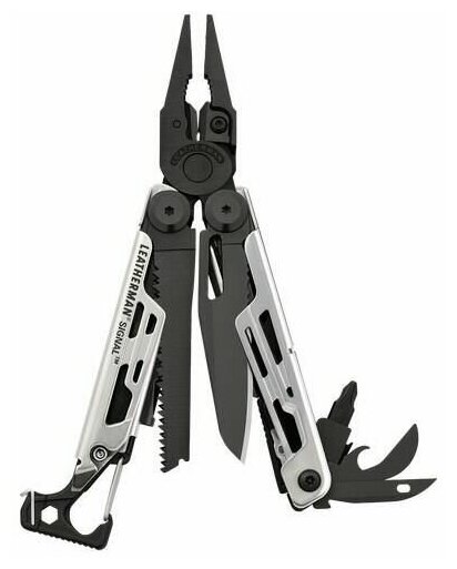 Leatherman (832626) Мультитул Signal Black & Silver Peg