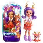 Enchantimals (Mattel) Enchantimals. Кукла с любимой зверюшкой, Данэсса Оленни и Спринт FXM75 / DVH87 - изображение