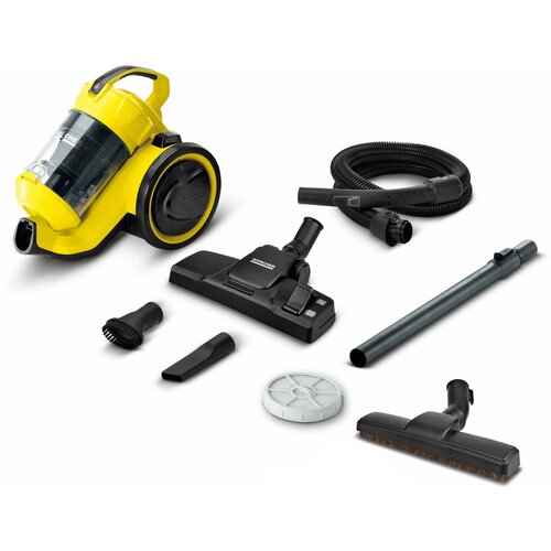 Пылесос KARCHER VC 3 + насадка для паркета/ламината, желтый/черный