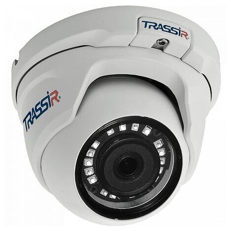 Камера видеонаблюдения Trassir TR-D2S5, фокусное расстояние фиксированное 2.8мм-2.8мм белый (tr-d2s5 (2.8 mm))