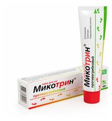 Микотрин крем для ног противогрибковый, 40 г