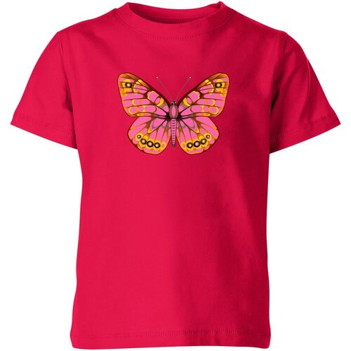 Футболка Us Basic, размер 14, розовый мужская футболка розовая бабочка s желтый