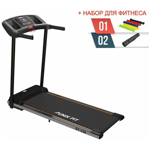 Беговая дорожка UNIXFIT ST-330 + набор для фитнеса