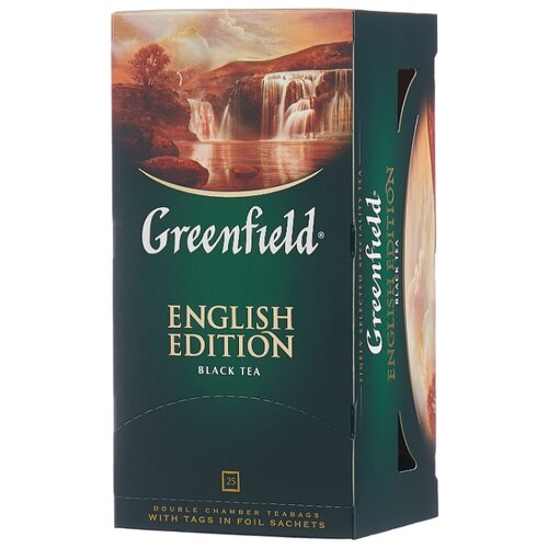 фото Чай черный Greenfield English Edition в пакетиках, 25 шт.