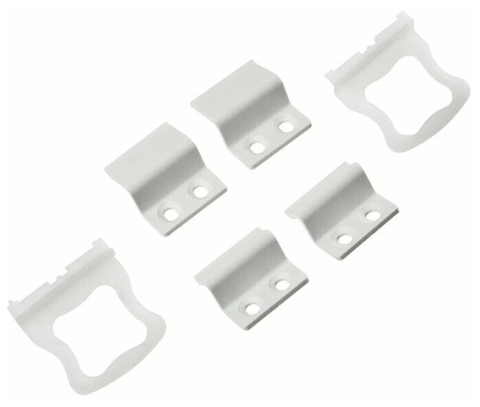 фото Набор креплений для москитных сеток , пластиковый белый /комплектующие сетки москитной/ремонтный комплект москитной сетки