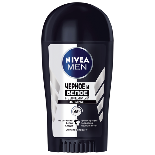 фото Антиперспирант стик Nivea Men Невидимый для черного и белого, 40 мл