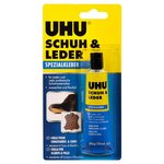 Клей для ремонта изделий из кожи и обуви UHU SCHUH & LEDER 30 г. - изображение