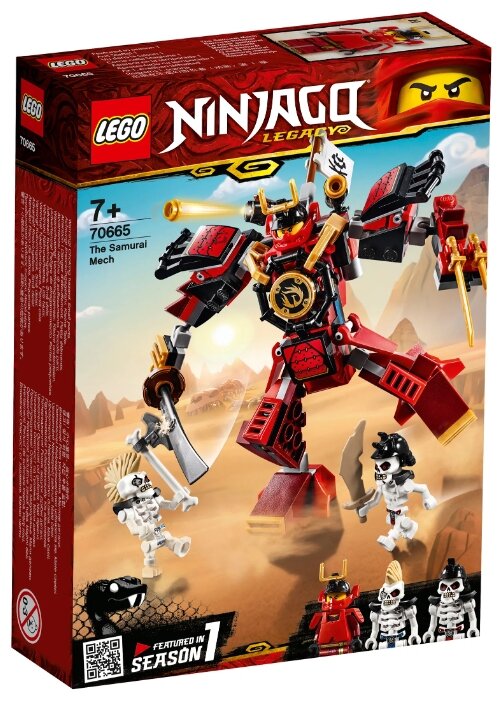 Конструктор LEGO Ninjago 70665 Робот-самурай — купить и выбрать из более, чем 9 предложений по выгодной цене на Яндекс.Маркете