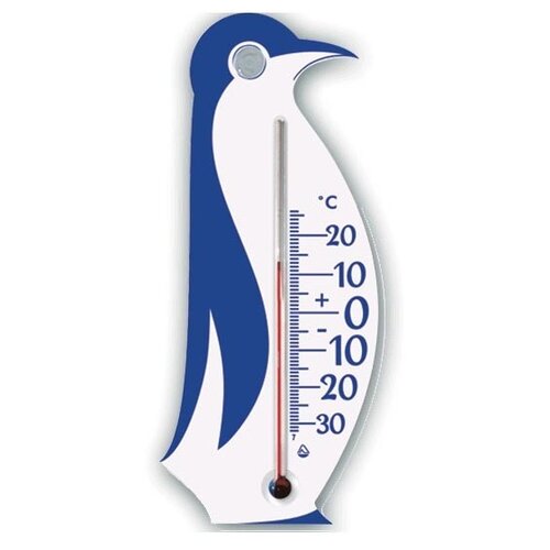 фото Термометр для холодильника "пингвин", на присоске стеклоприбор