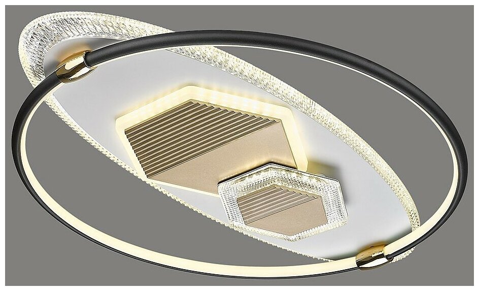 Потолочная люстра Velante 438-327-04, LED, кол-во ламп:2шт, Белый