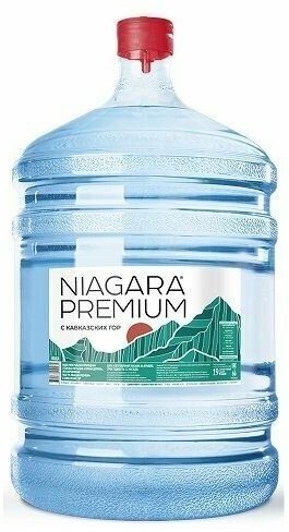 Вода Niagara Premium с Кавказских гор 19 л. + тара из поликарбоната (новая)