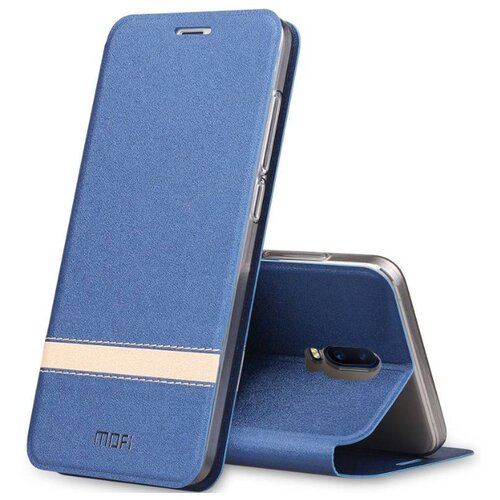 фото Чехол-книжка mypads для xiaomi redmi note 7 note 7 pro водоотталкивающий с мульти-подставкой на жсткой металлической основе золотой