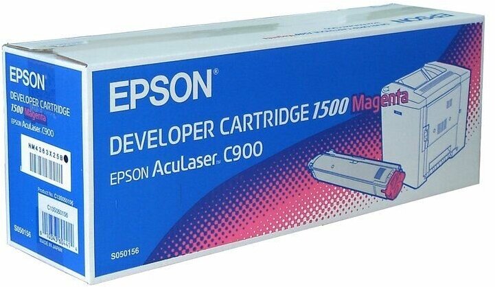 C13S050156 Картридж Epson для AcuLaser C900, C900N, C1900 пурпурный (1 500 стр.)